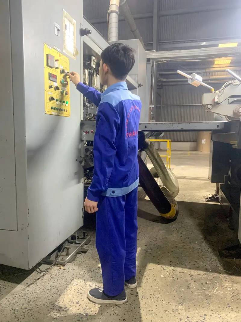 QC staff inspecting on the production line