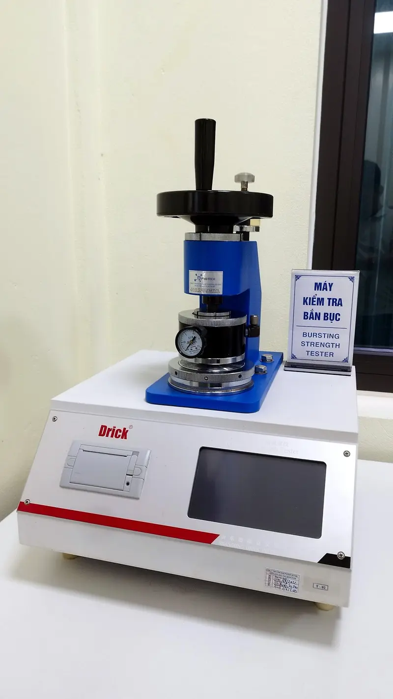 Bursting strength tester