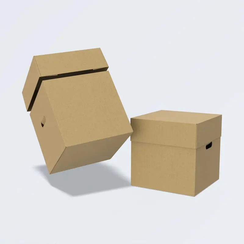 Full-cover lid and single-opening cartons
